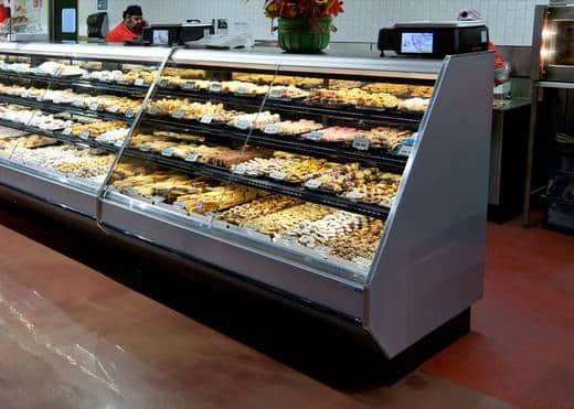 Bakery Food Display Rack With LED Board