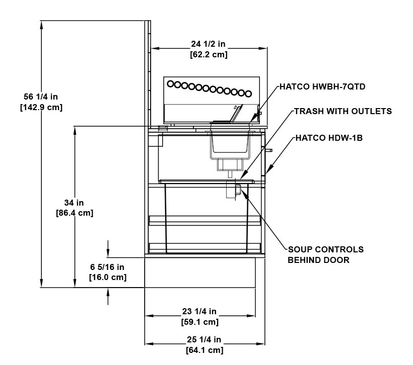 i2i Small Format Island Display Case CWC 6D Module