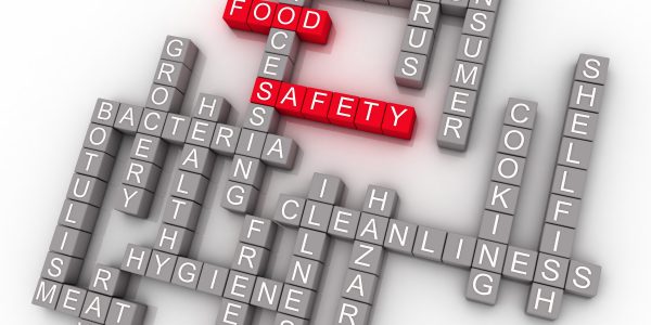 3d Food Safety Word Cloud Concept