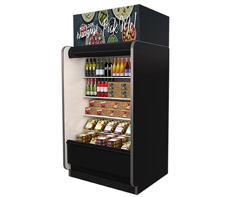 Meal Kit Merchandiser O5DMAK Display Case