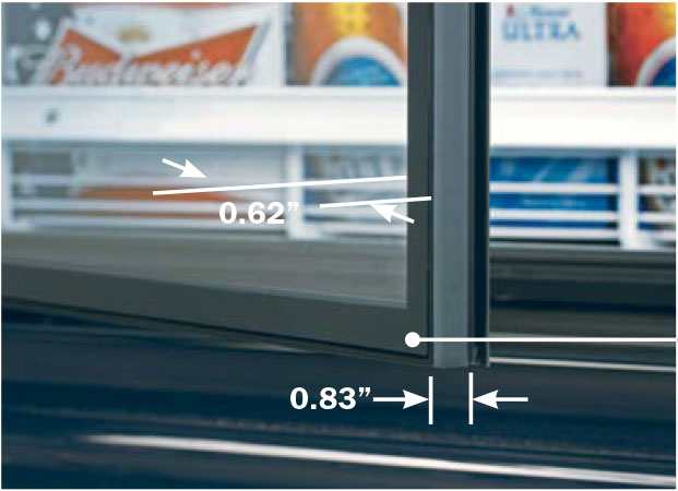 Clarity Door Infinity 60 Close Up