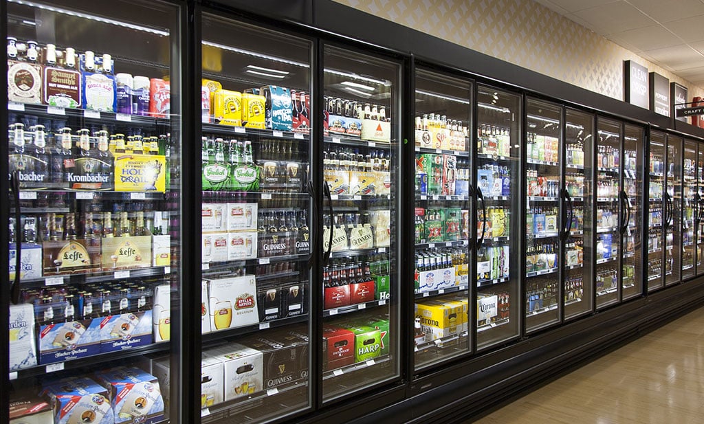 Clarity O Series Display Cases for beverage, dairy, deli, floral, frozen foods, ice cream and meat.