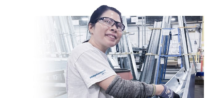 Photo of happy worker