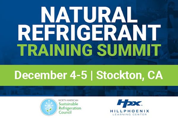 Natural Refrigerant Training Summit December 2025 graphic